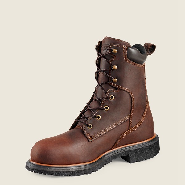 Red Wing Iş Botu Erkek - Dynaforce® - 8-Inch Waterproof Soft Toe - Kahverengi - 64JWSOHDG